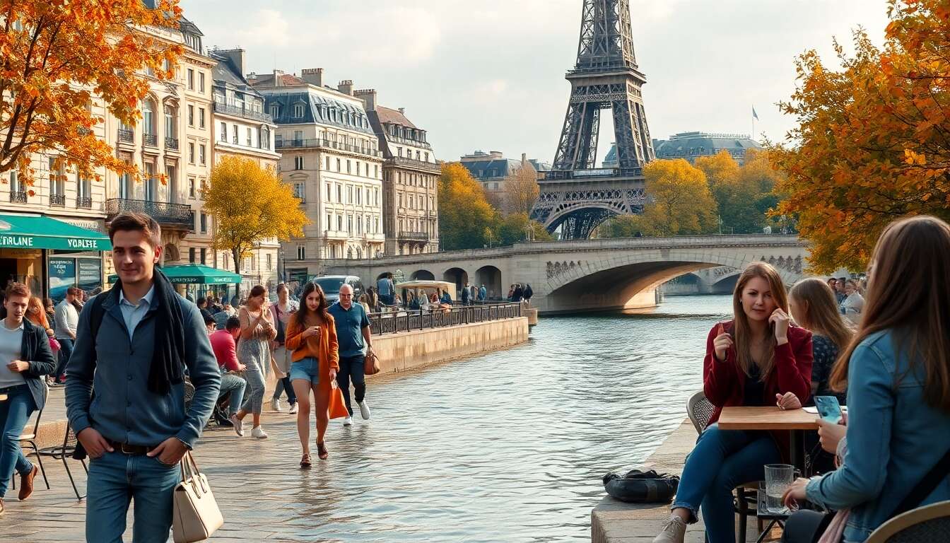 Fl&acirc;ner le long de la seine et ses secrets